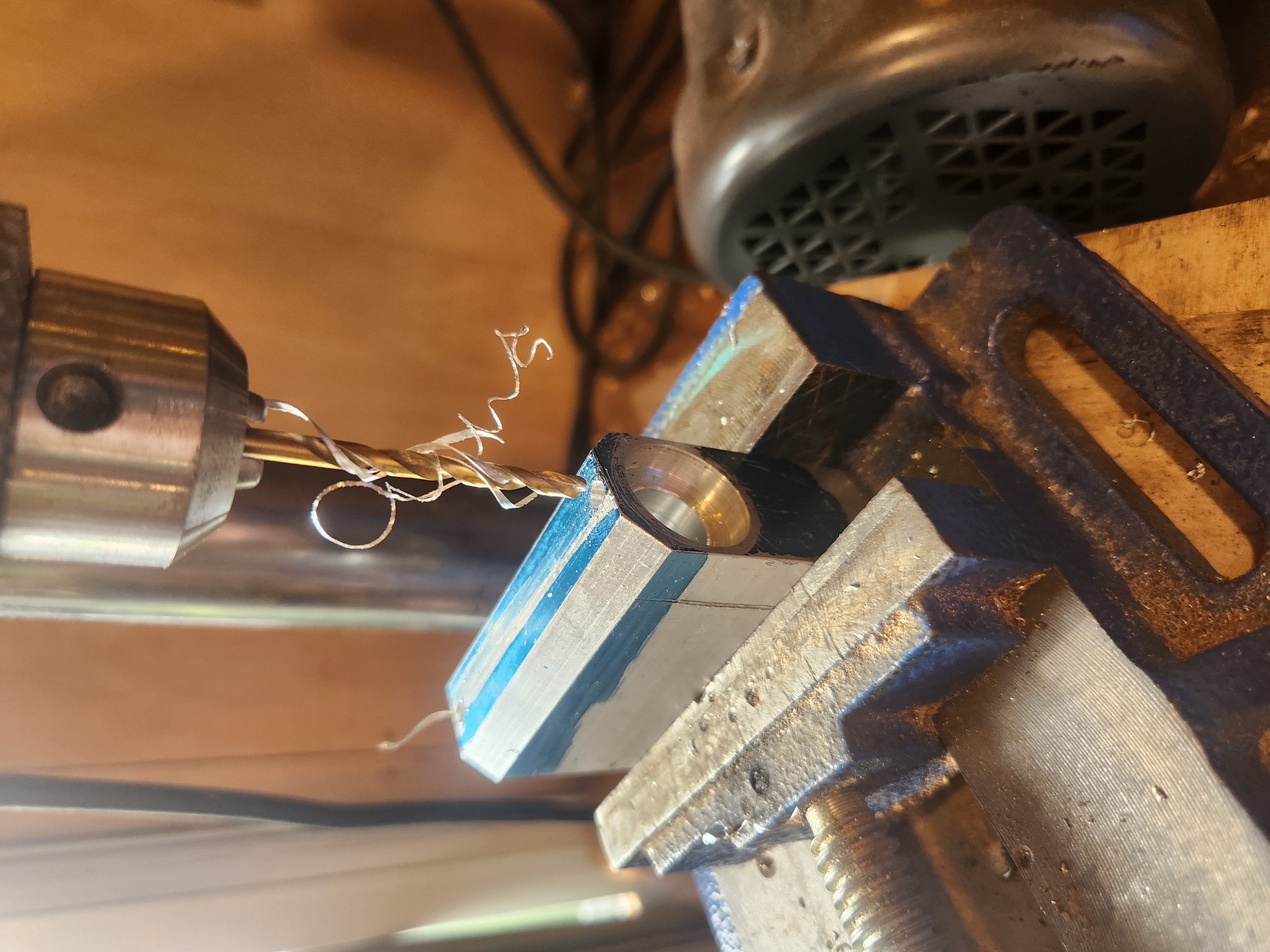 Cutting bearing seats and drilling main hole